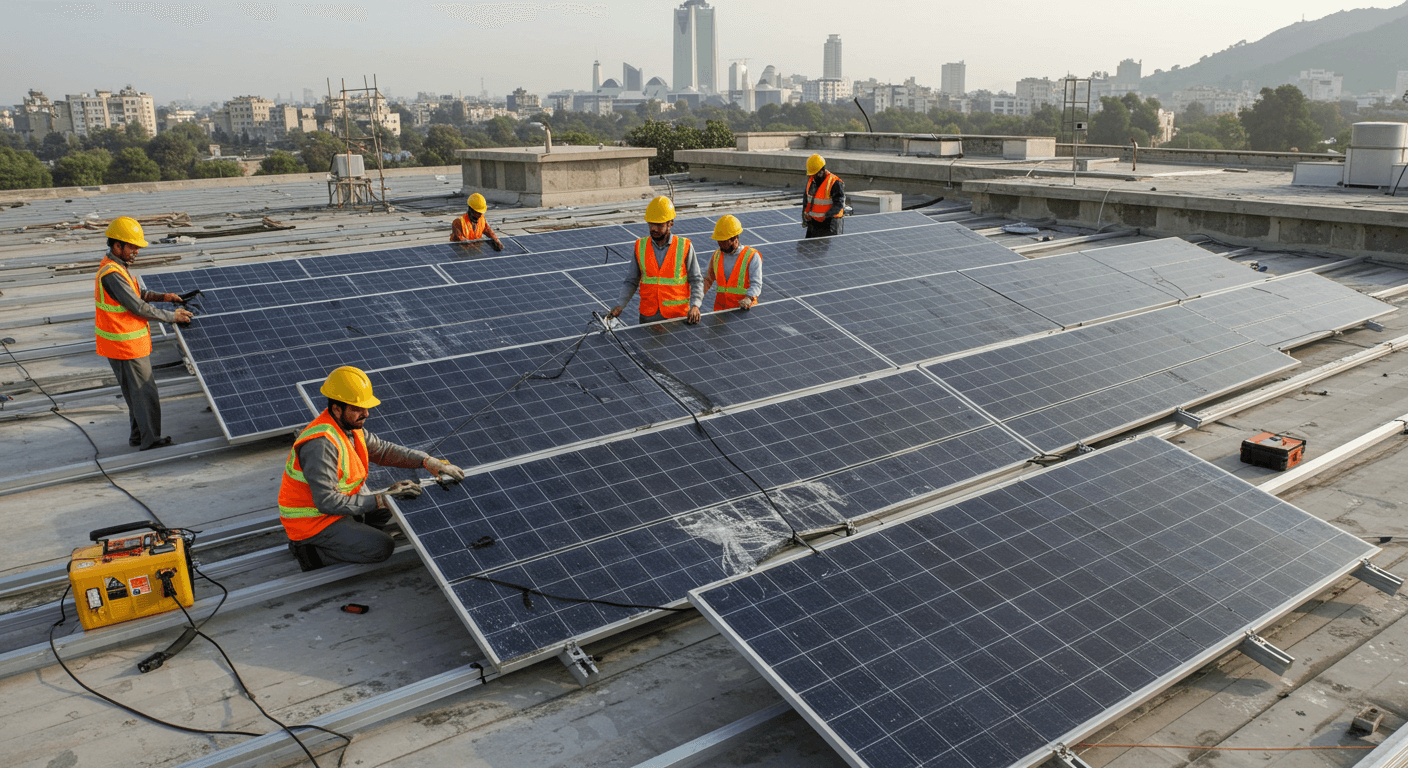 Installing a Solar System in Pakistan - ecogreen solar